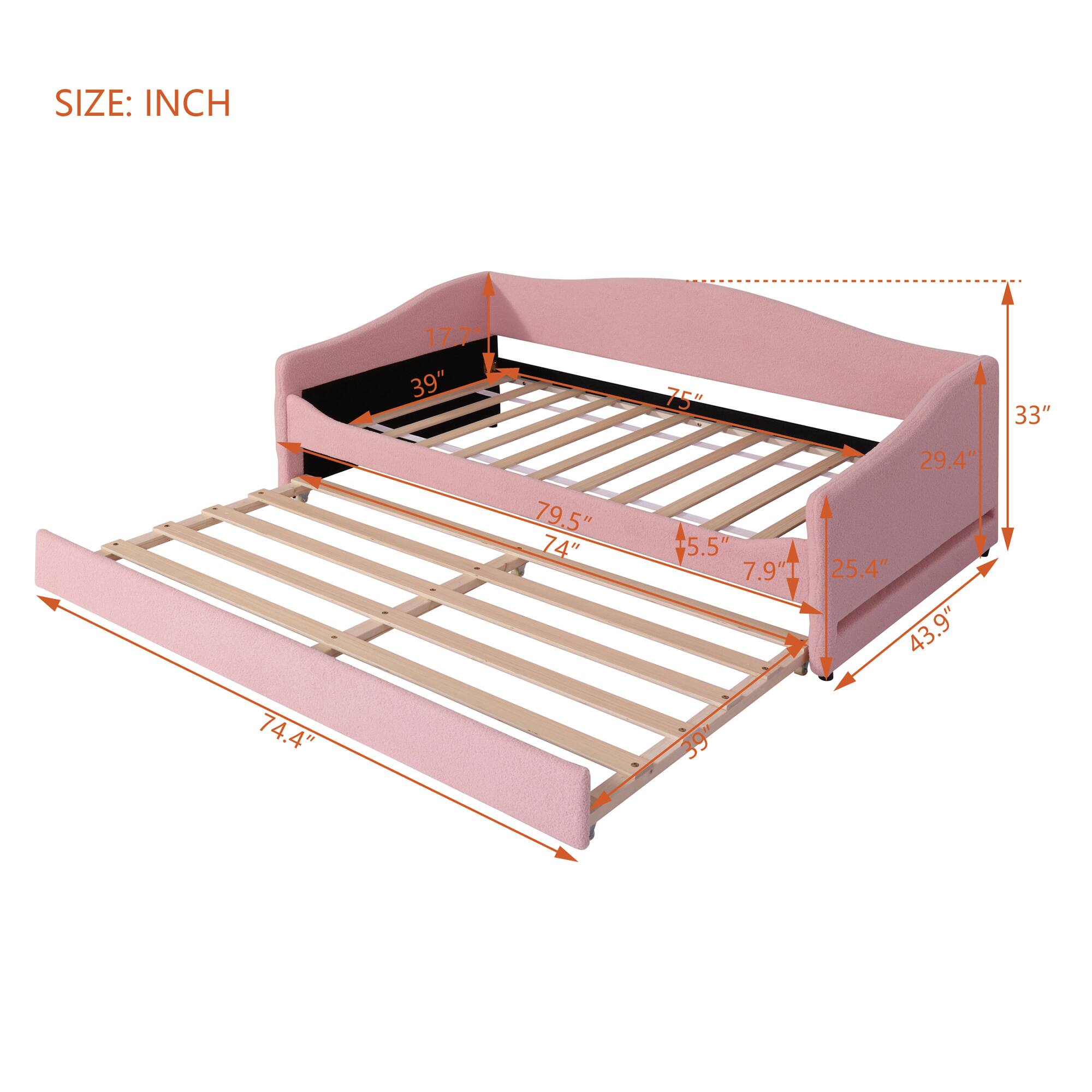 SIZE: INCH

- 74.4"
- 79.5"
- 33"
- 29.4"
- 39"
- 17.7"
- 5.5"
- 7.9"
- 25.4"
- 43.9"