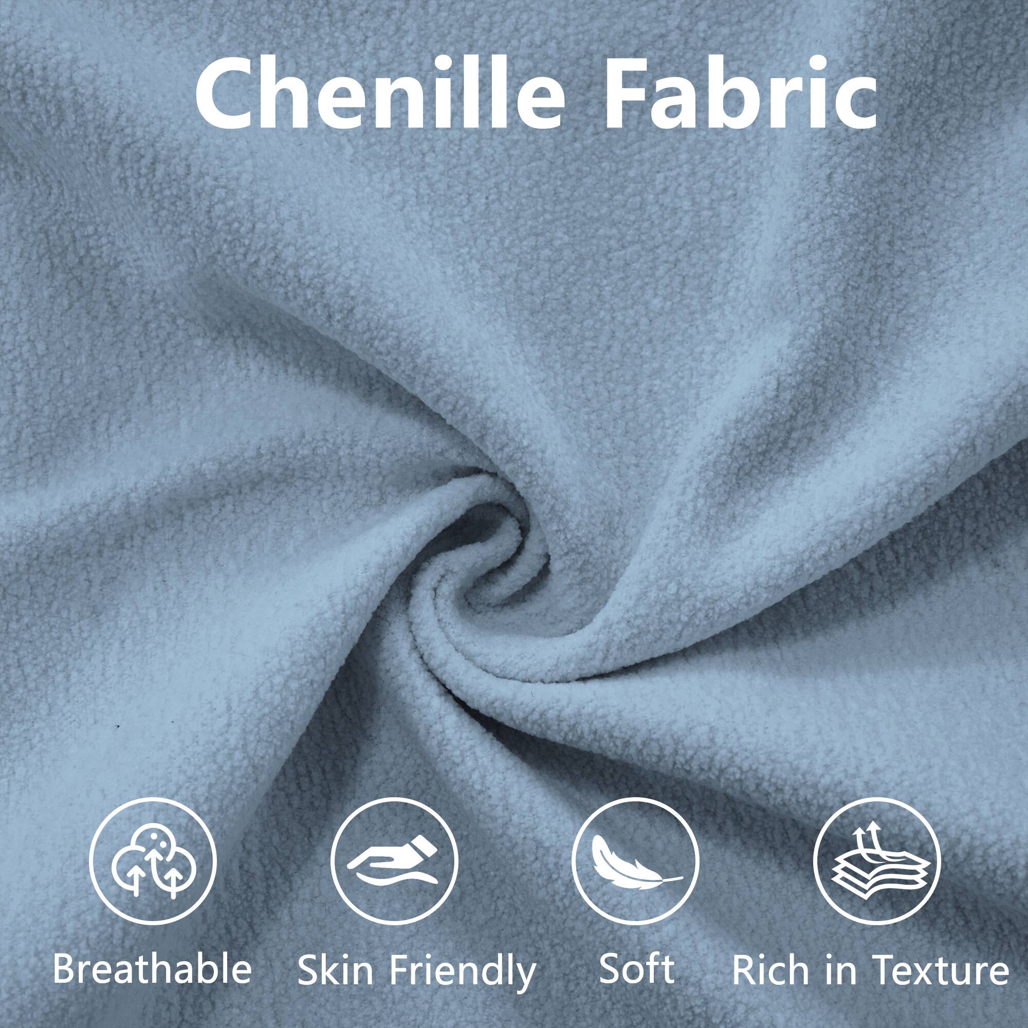 Chenille Fabric

- Breathable
- Skin Friendly
- Soft
- Rich in Texture