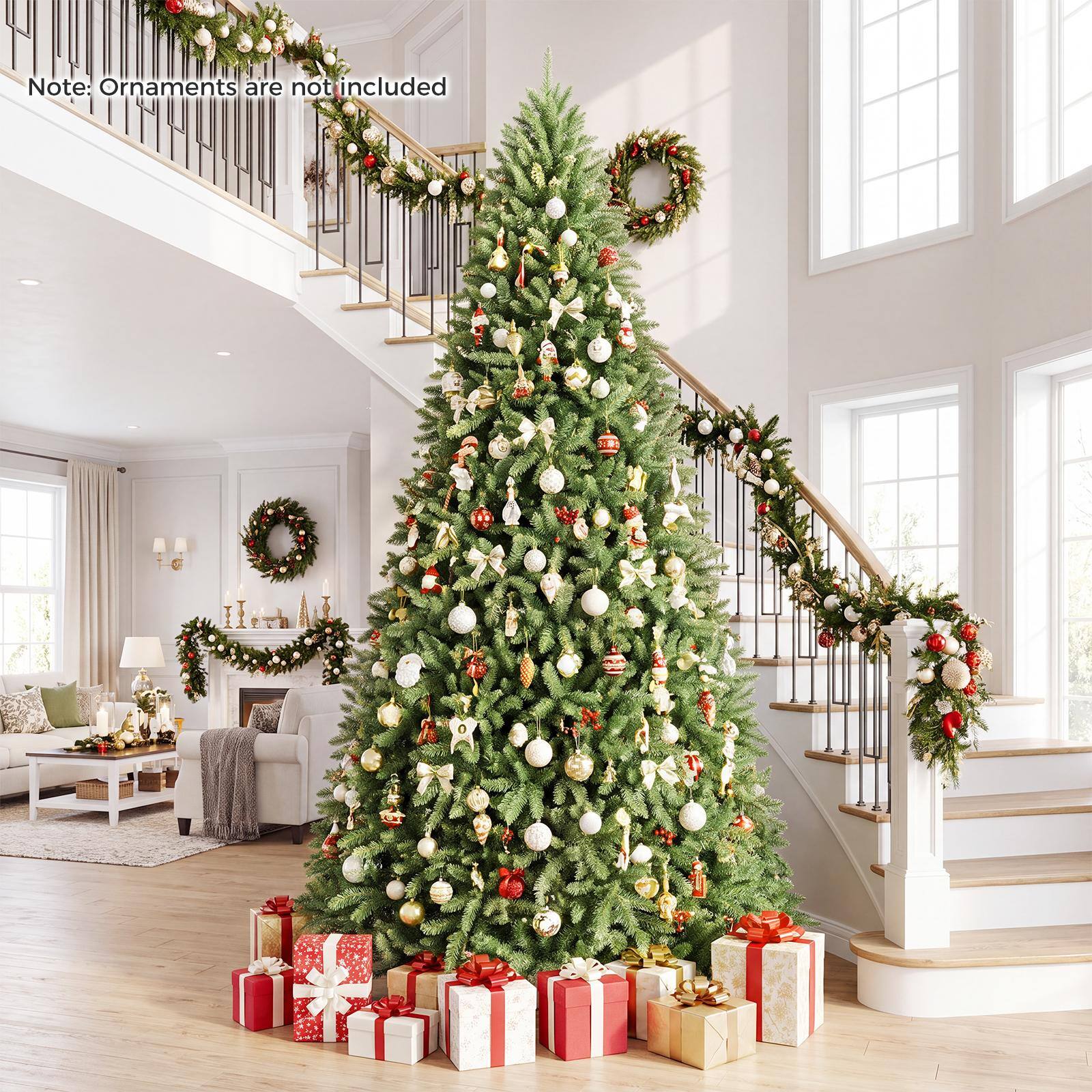 Note: Ornaments are not included