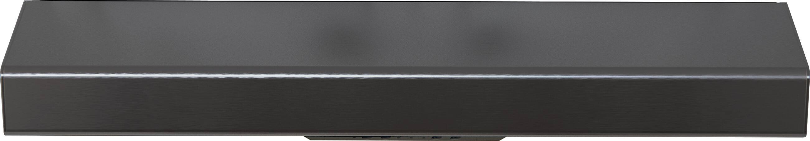 Front. Zephyr - Breeze II 30 in. 400 CFM Under Cabinet Range Hood with LED Light - Black Stainless Steel.