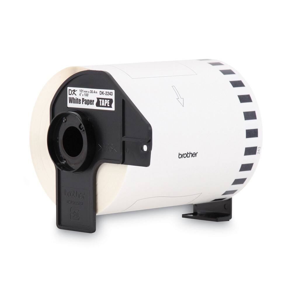 DK-2243  
White Paper TAPE  
101 mm x 30.4 m  
4" x 100'  
brother  
brother  
DC-PADGE