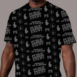 PopMarket - Public Enemy - Rebirth Of A Nation All Over Logo (t-shirt XL) - APPAREL - Multicolor