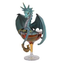 Pacific Trading - Manhattan Liberty Winged Dragon in Cup Resin Figurine By Stanley Morrison 8.5 inch
