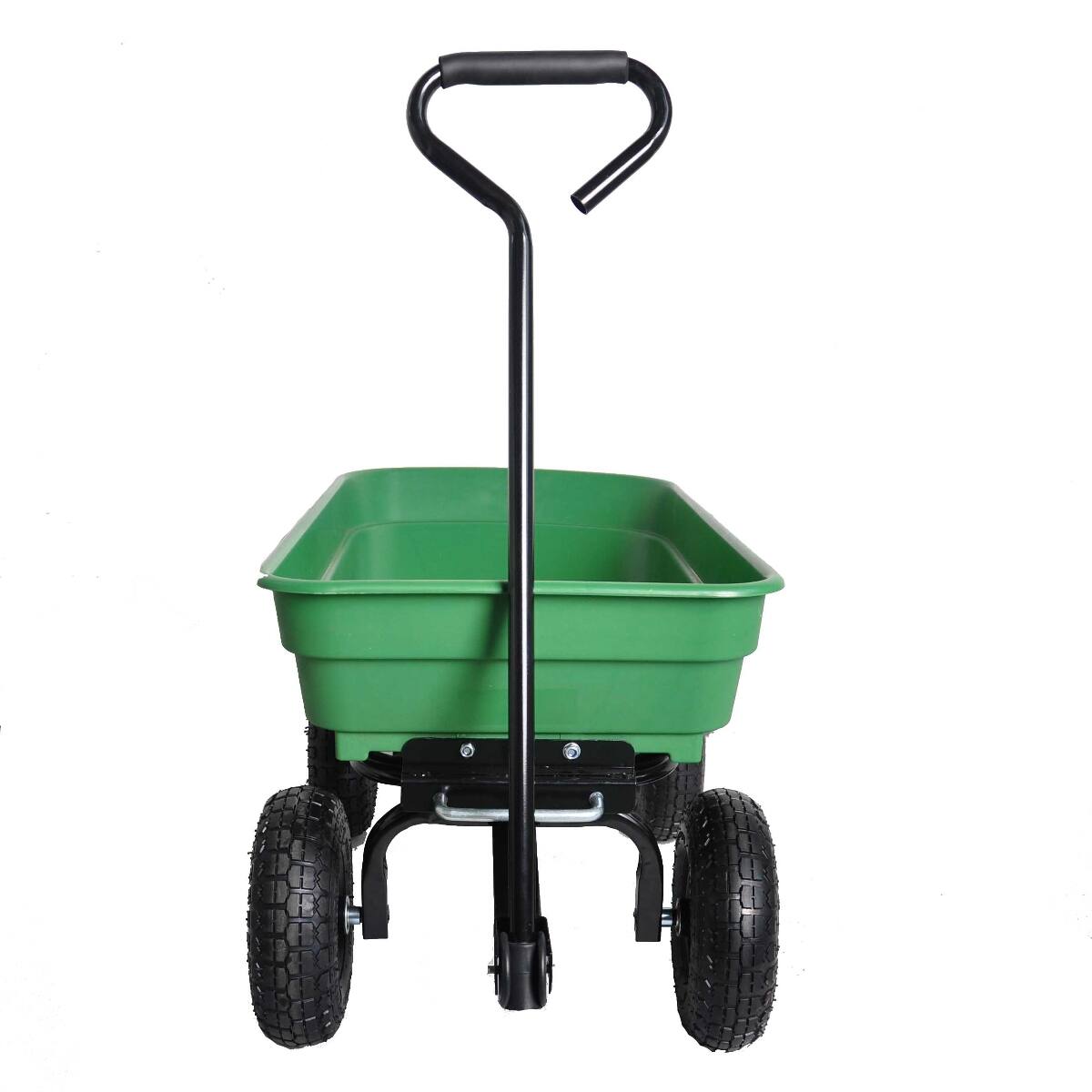 Alt View 10. Loheer - Loheer Poly Garden Dump Truck Steel Frame Garden Cart 55L Green.