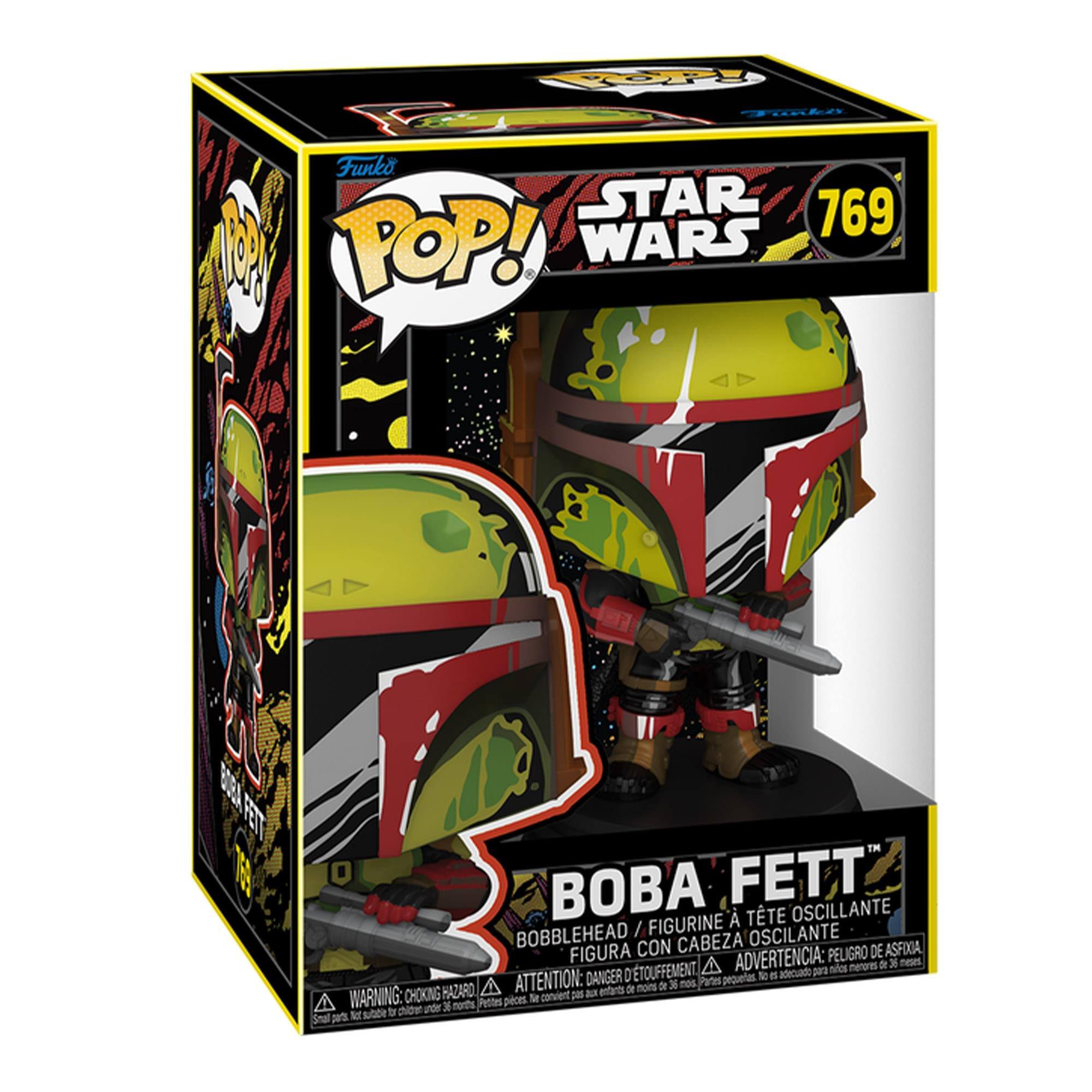 **STAR WARS**  
**769**

**BOBA FETT**  
**BOBBLEHEAD / FIGURINE À TÊTE OSCILLANTE / FIGURA CON CABEZA OSCILANTE**

**WARNING: CHOKING HAZARD - Small parts. Not for children under 3 years.**  
**ATTENTION: PELIGRO DE ASFIXIA - Piezas pequeñas. No es adecuado para menores de 3 años.**  
**ADVERTENCIA: PEUIGRO DE ASFIXIA - Peuies petites. No es apropriat per menors de 3 anys.**

**Funko POP!**