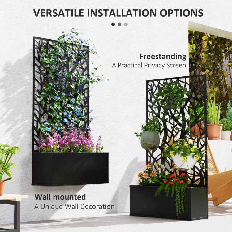 VERSATILE INSTALLATION OPTIONS

Freestanding  
A Practical Privacy Screen

Wall mounted  
A Unique Wall Decoration