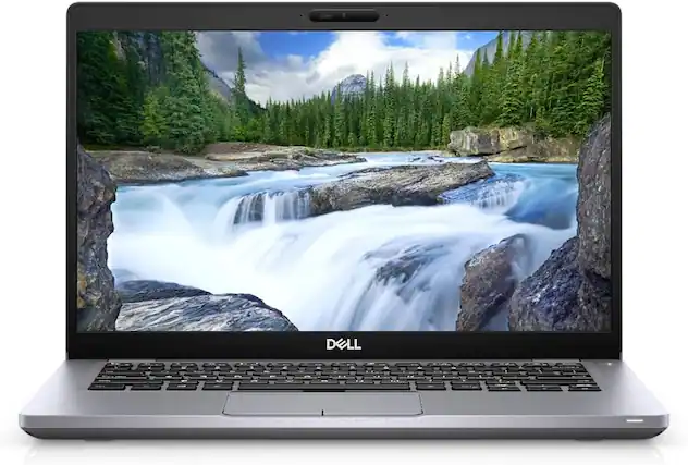 Front. Dell - Dell Latitude 5410 Certified Refurbished 14", Intel Core i7-10610U, 16GB RAM, 512GB SSD - Gray.