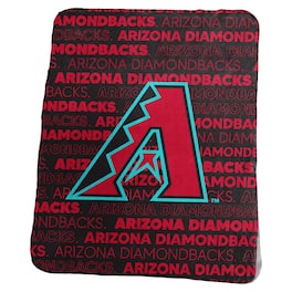 Logo Brands - Arizona Diamondbacks 50" x 60" Classic Fleece Throw Blanket - Multicolor