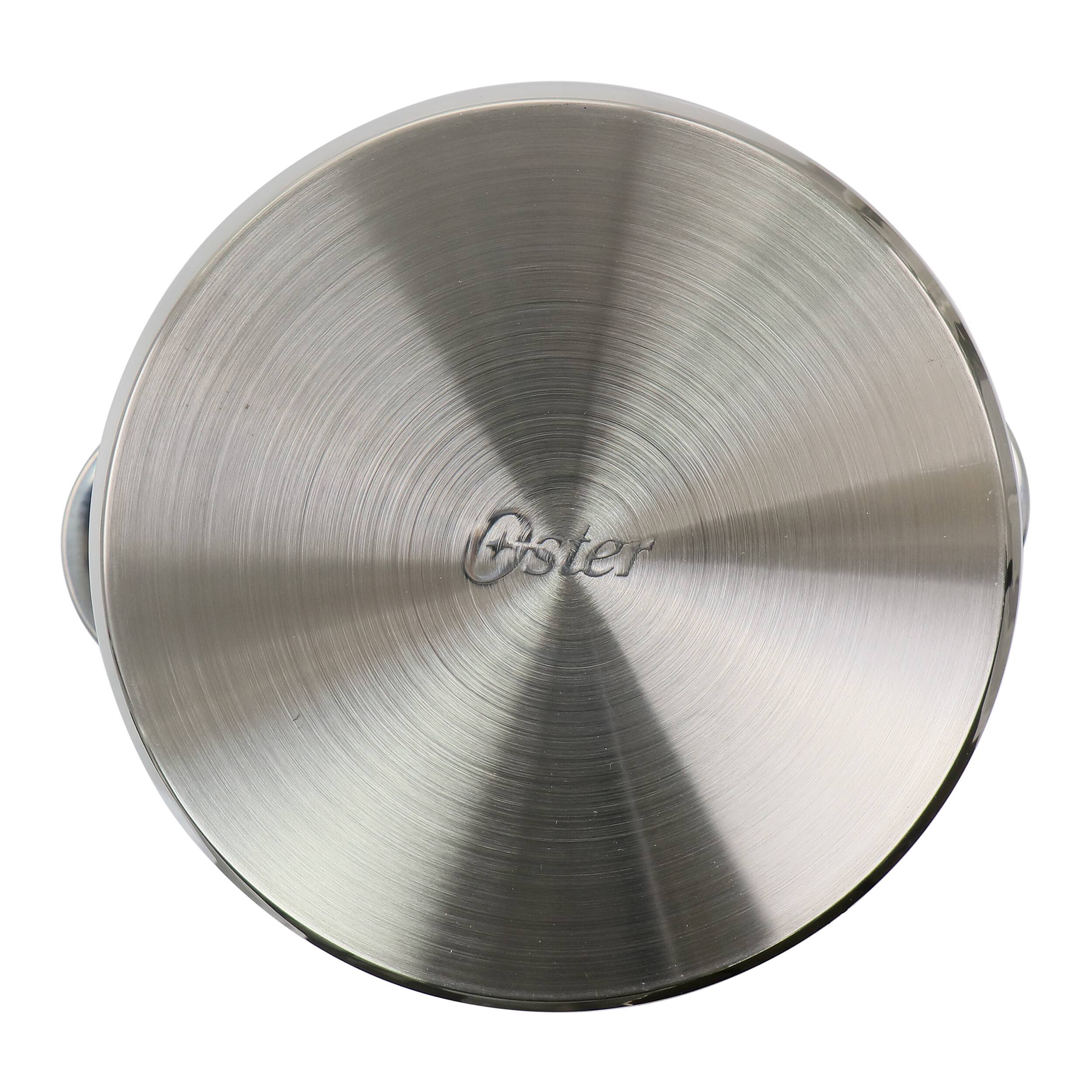 Alt View 3. Oster - Oster Sangerfield 5 Quart Stainless Steel Pasta Pot with Strainer Lid and Steamer Basket - Silver.