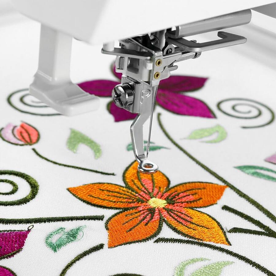 Janome Memory Craft 500e LE Embroidery Machine Includes 5 Spool Thread ...