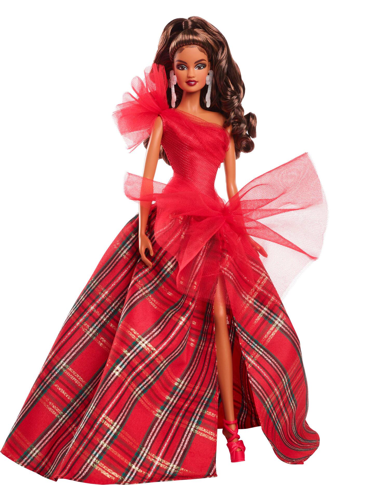 Front. Barbie - Signature 2024 Holiday Collectible Doll - Light Brown Hair.