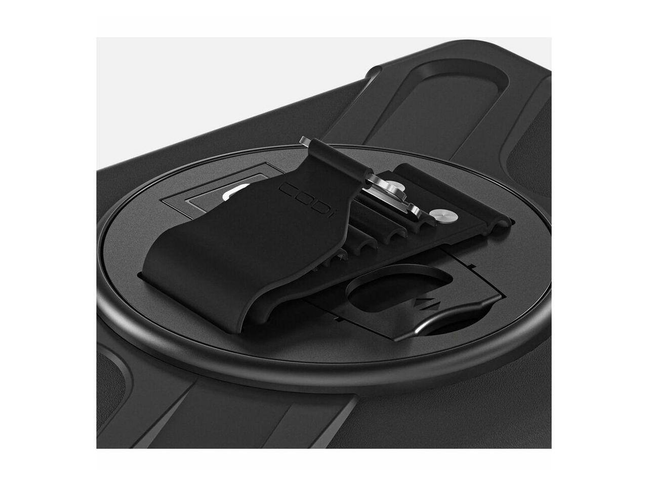 Alt View 7. CODi - CODi Rugged Case with Integrated Screen Protector for Samsung Galaxy Tab A9+ with Kickstand and Hand/Shoulder Strap - Black.