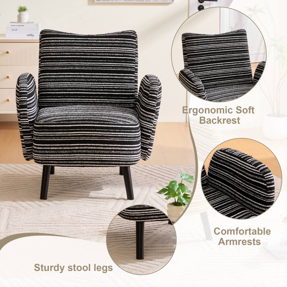 - PHOTO
- Ergonomic Soft Backrest
- Comfortable Armrests
- Sturdy stool legs