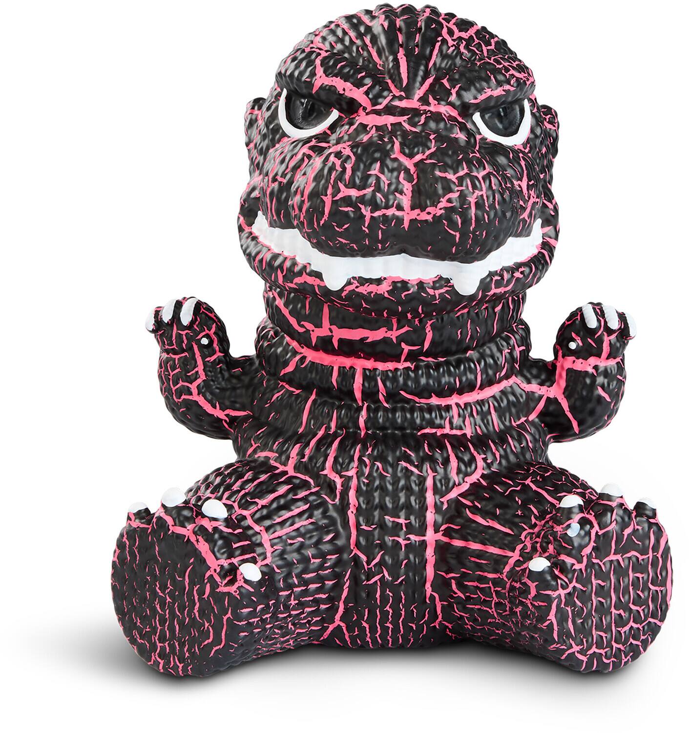 Front. Handmade by Robots - Handmade by Robots - Godzilla #379 (Pink & Black Crackle)   - COLLECTIBLES - Multicolor.