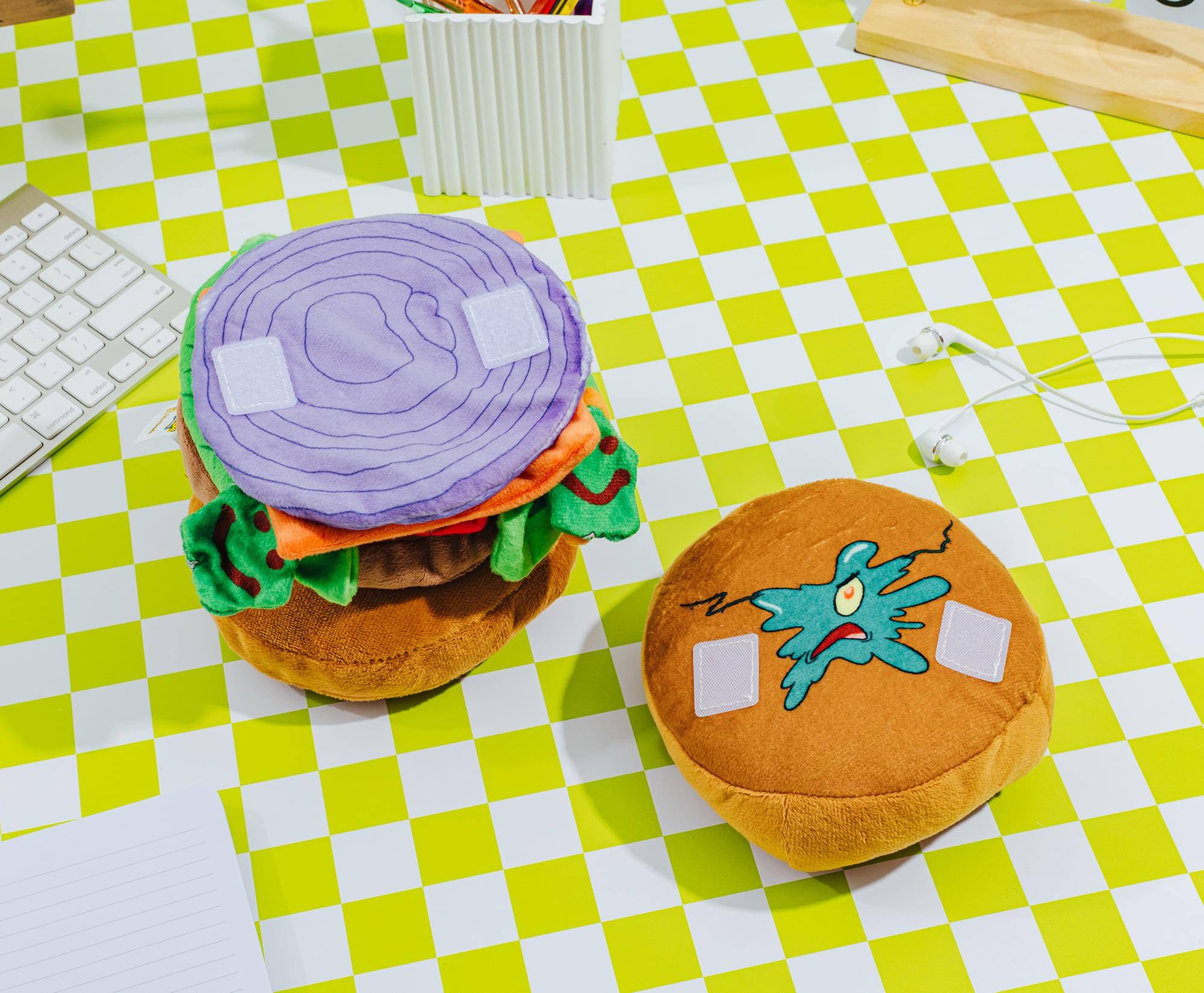 Alt View 4. Nickelodeon - Nickelodeon SpongeBob SquarePants Krabby Patty 10-Inch Plush - Multi-Colored.