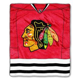 Northwest - Chicago Blackhawks 50x60 NHL Jersey Design Royal Plush Raschel Throw - Multi