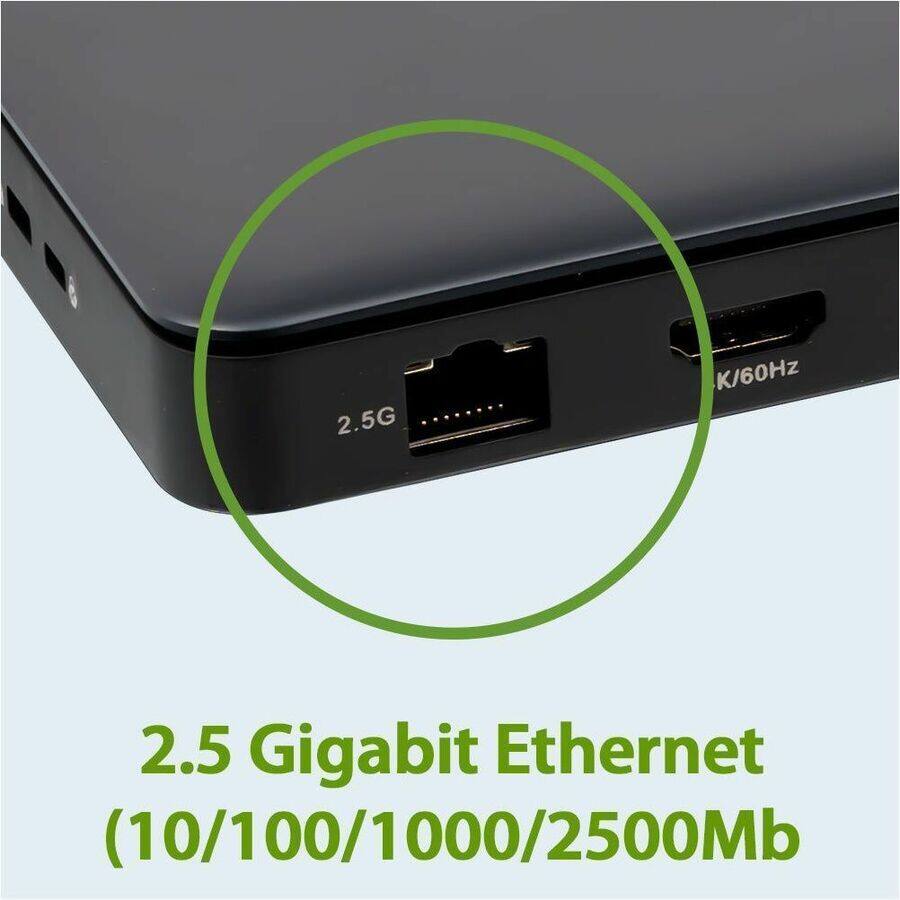2.5 Gigabit Ethernet (10/100/1000/2500Mb)
