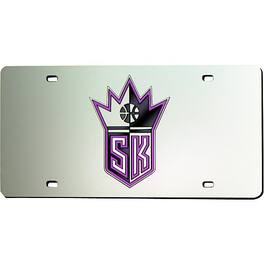 Rico Industries - Sacramento Kings SK Acrylic License Plate Laser Tag - Multi