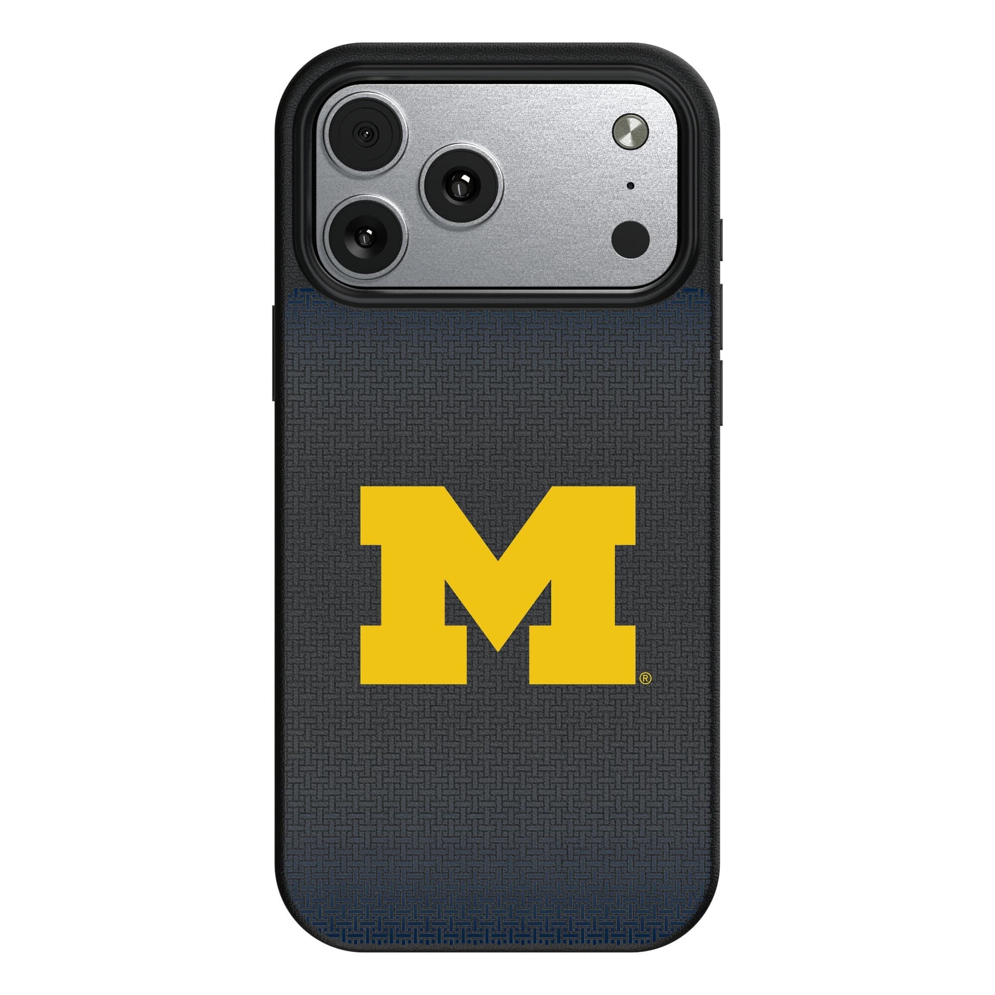 Keyscaper - NCAA - Michigan Wolverines Linen Logo iPhone Magnetic Bump Case - 17 Pro - Black price history on PriceWatchPro