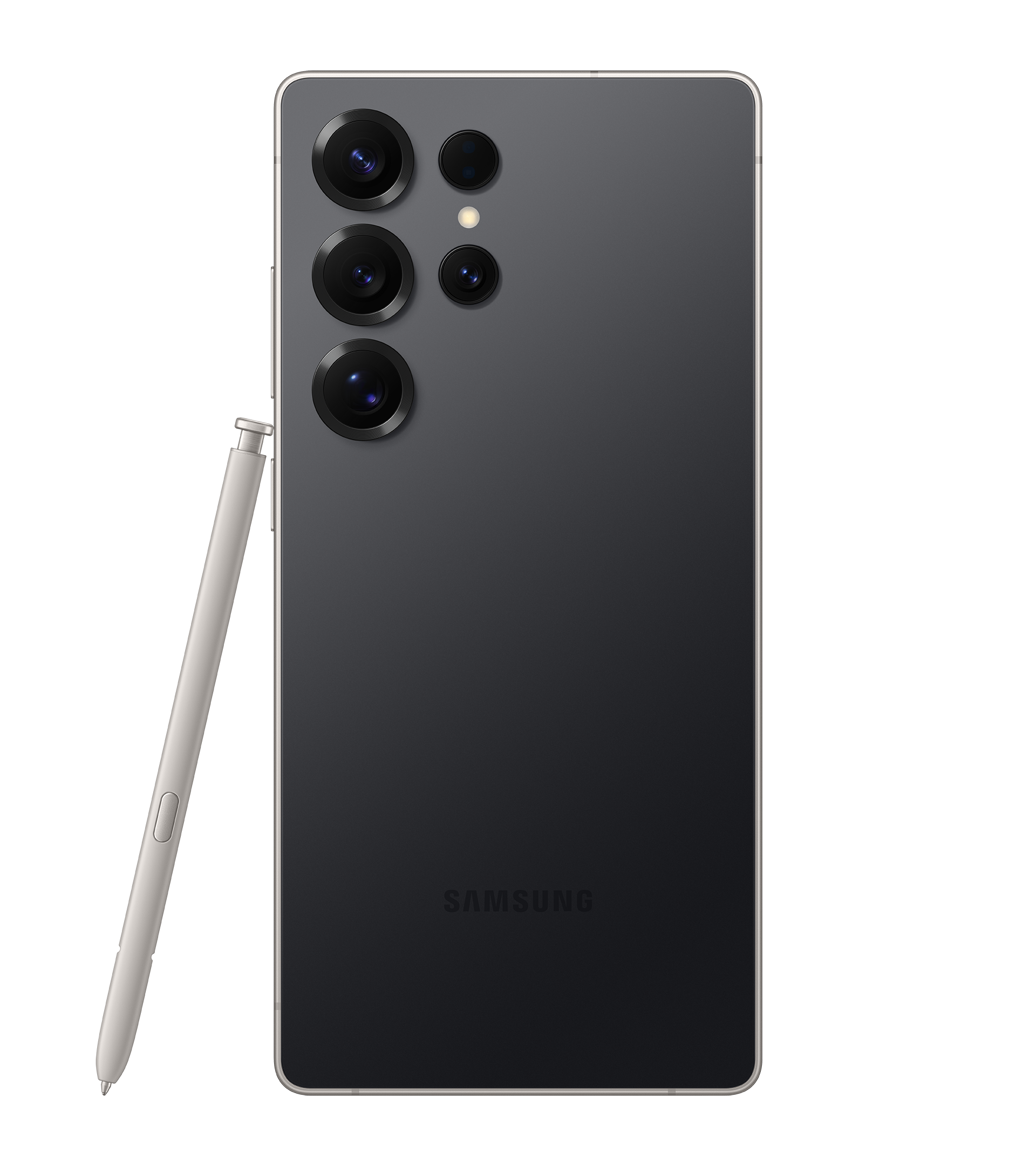 Alt View 1. Boost Mobile - Boost Mobile Samsung Galaxy S25 Ultra - Prepaid Smartphone - Titanium Black.