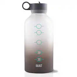 Built - Motivational Bottle - 74 Oz Tritan - Gray