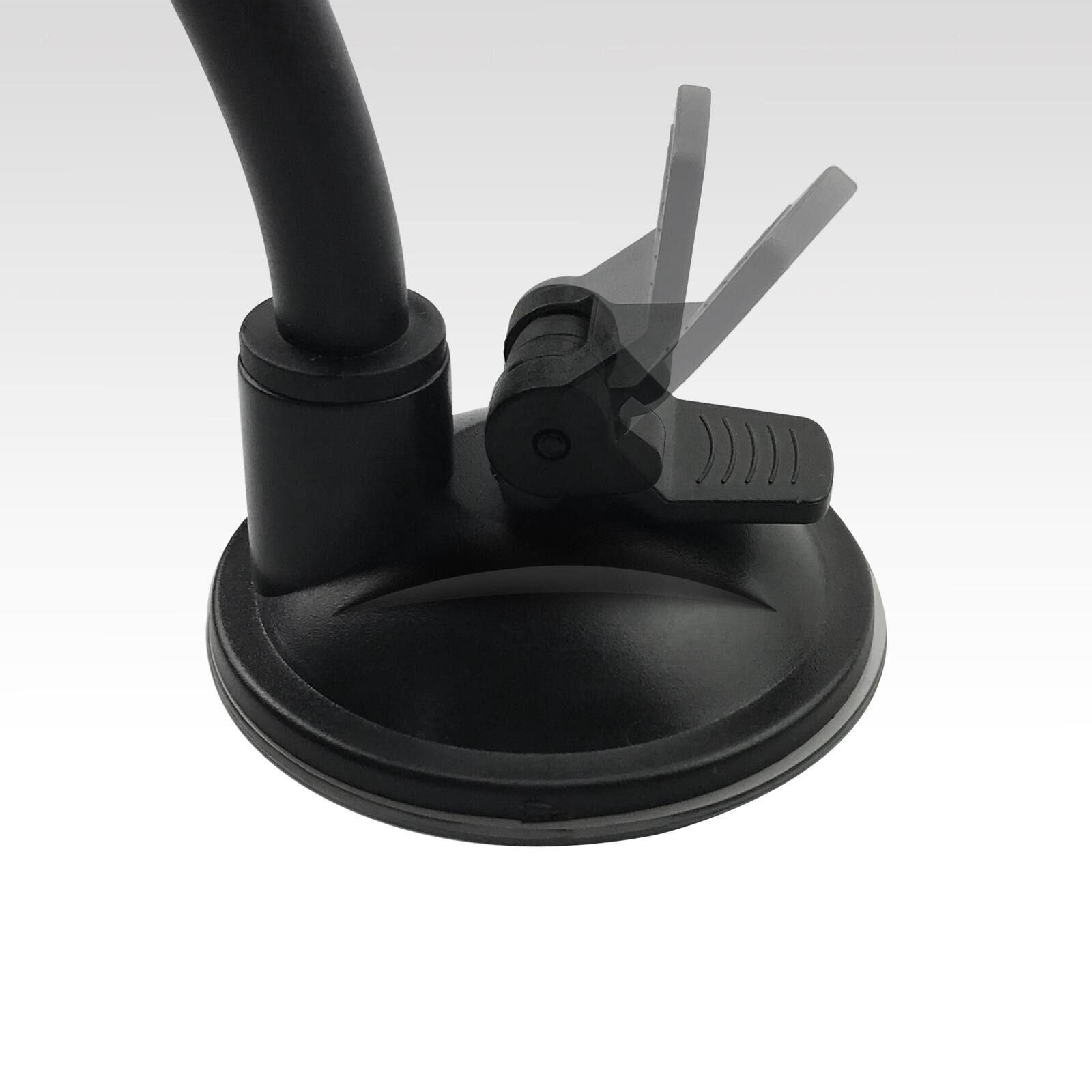 Back. Esoulk - Universal Long Neck Car Dashboard Magnetic Phone Holder Mount - Black.