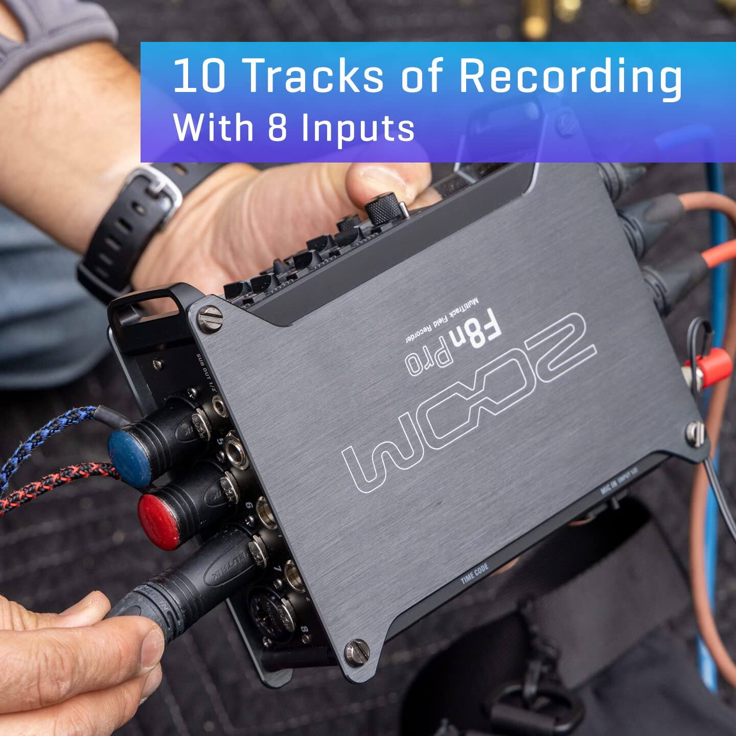 10 Tracks of Recording With 8 Inputs