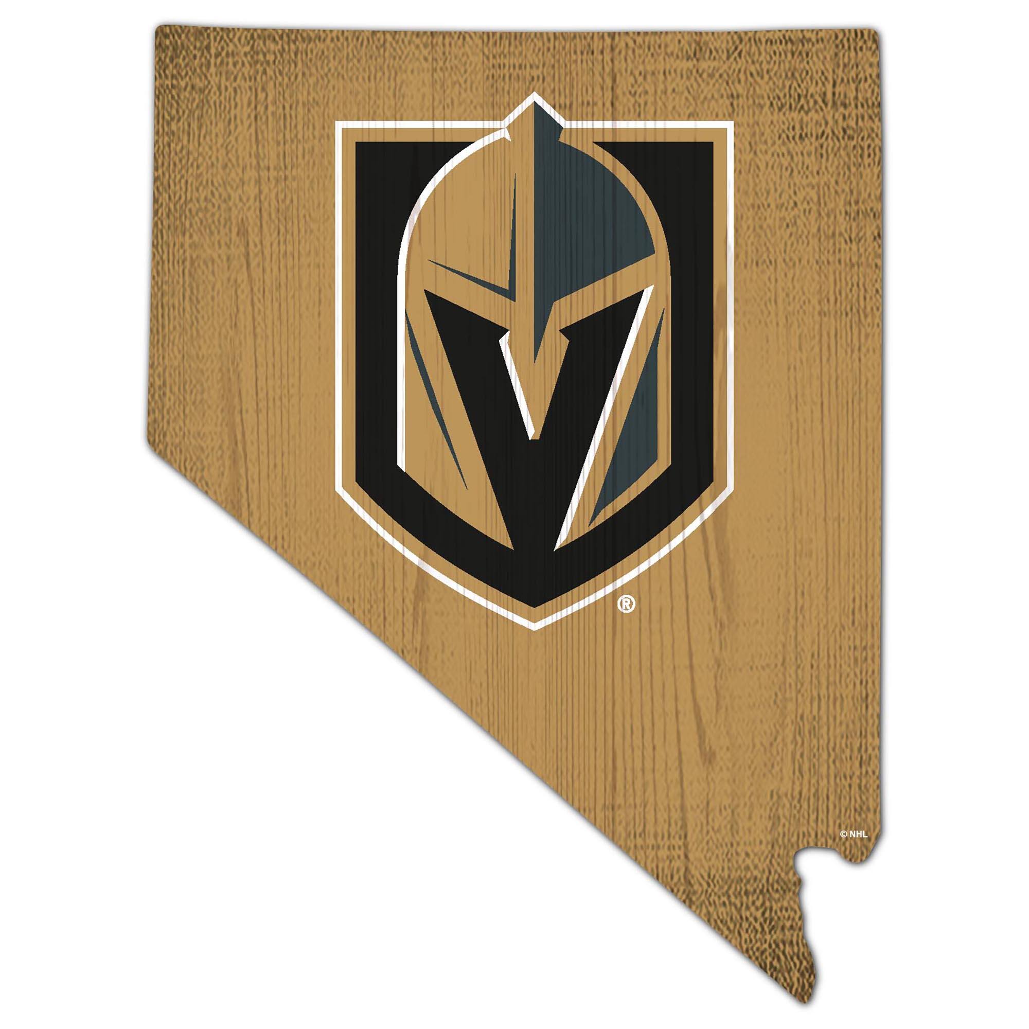 Vegas Golden Knights 12" Logo State Sign