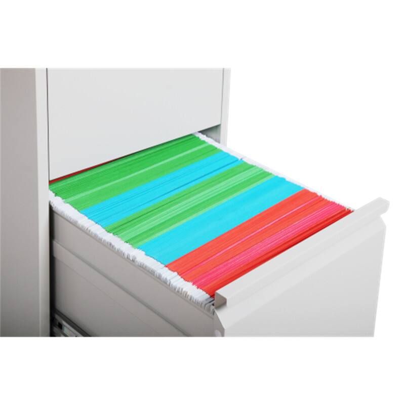 Alt View 5. HTUTWOO - 3 Drawer Metal Vertical File Cabinet with Lock – Office Home Steel Vertical File Cabinet for A4 Legal/Letter Size - White.