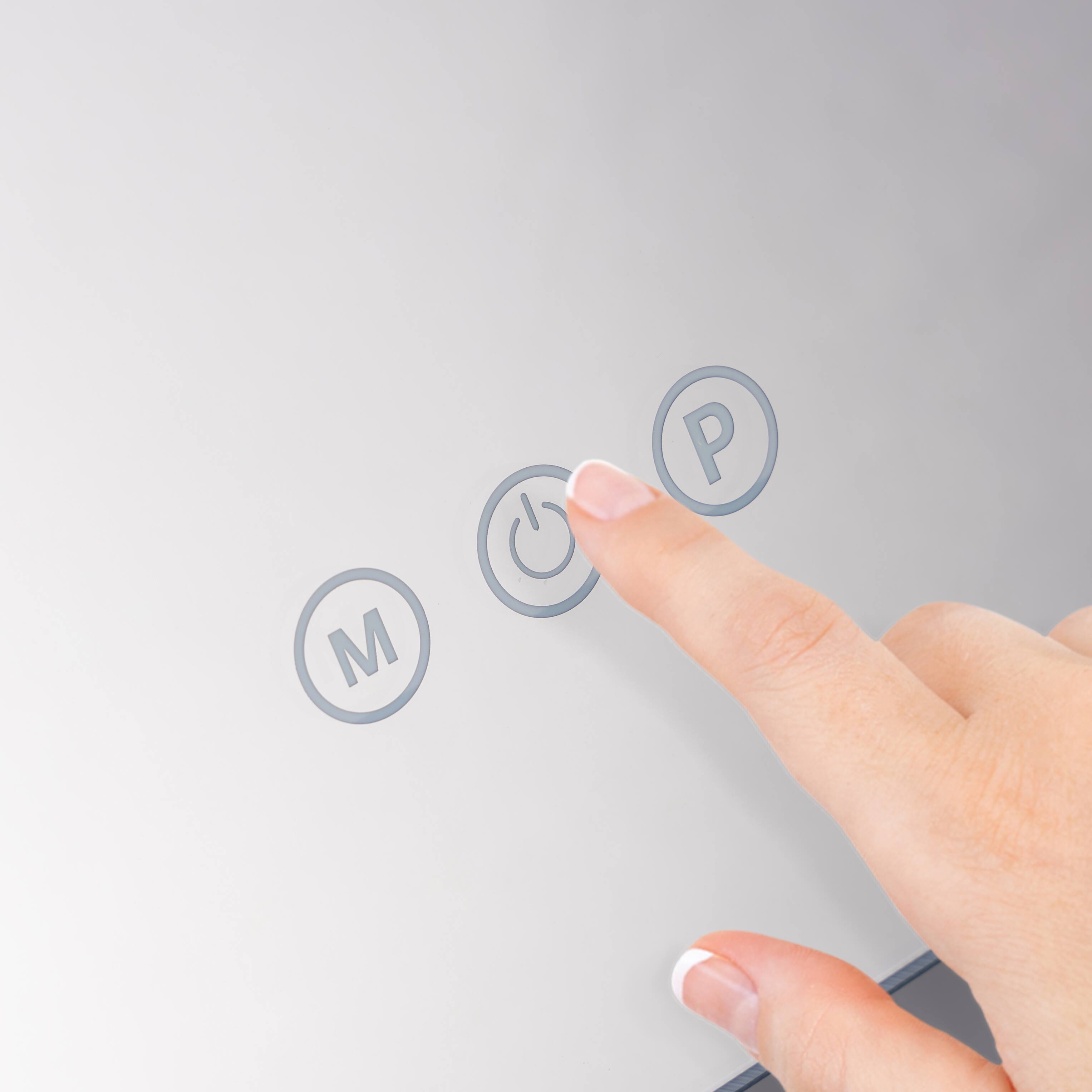 Alt View 1. Zadro - Zadro Hollywood Makeup Mirror - 25" x 20" - 15 LED Light Bulbs with Dimmable Brightness - French Blue.