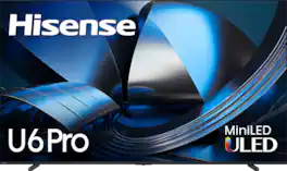 Hisense - 100" Class U6 Pro MiniLED QLED UHD 4K HDR Glare-Free Smart Fire TV with Alexa+ (2026)