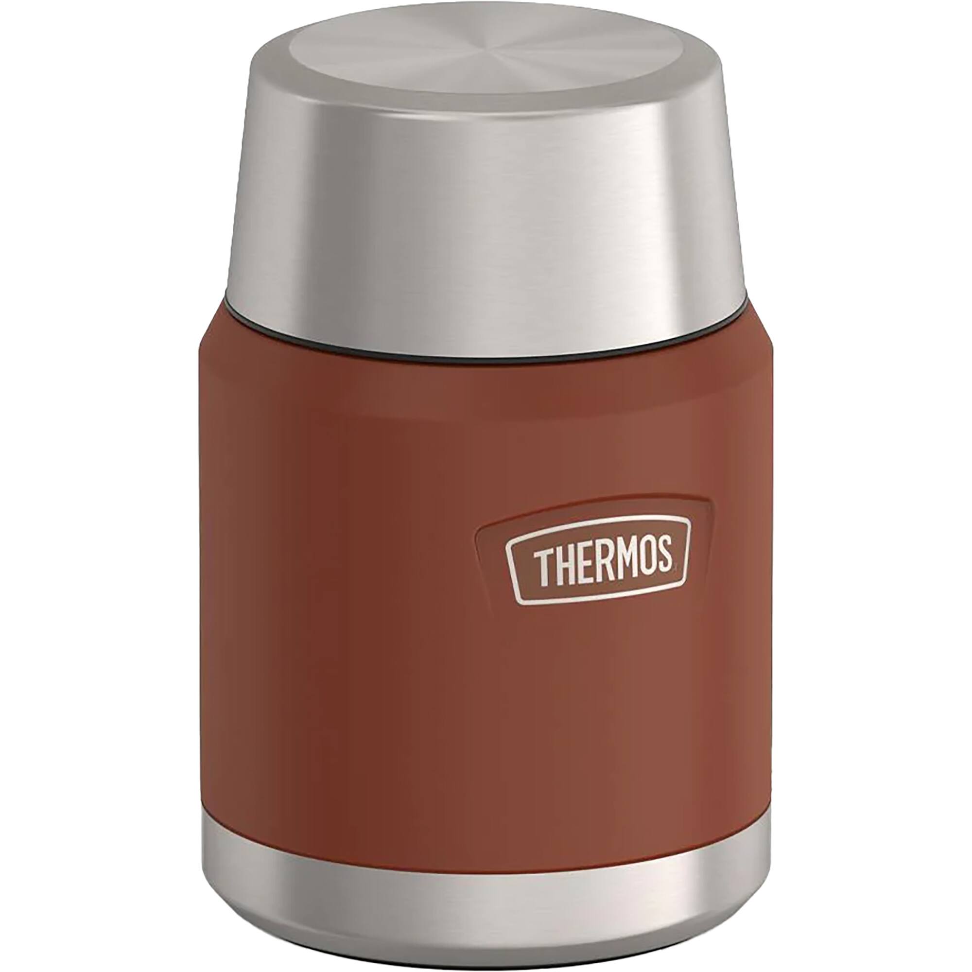 Alt View 1. Thermos - Thermos 16 oz. Icon Stainless Steel Food Jar w/ Spoon - Saddle - Saddle.
