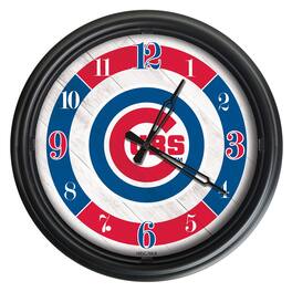 Holland Bar Stool Co. - Chicago Cubs Indoor/Outdoor LED Wall Clock - Multicolor
