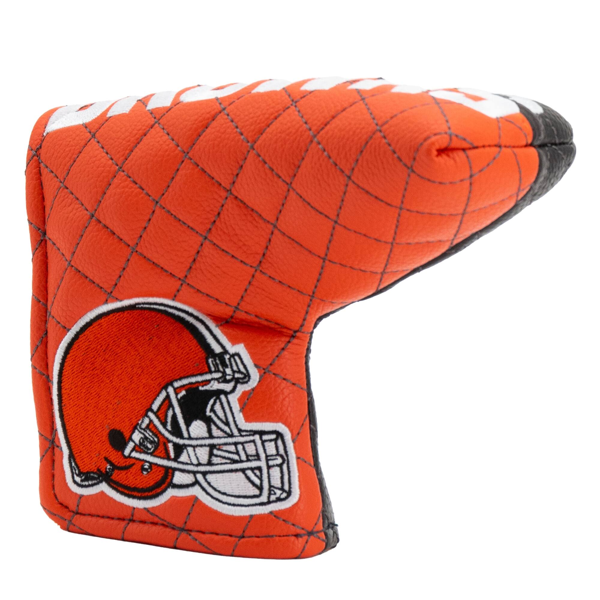 Alt View 2. Team Golf - Cleveland Browns Quilted Blade Putter Cover - Multicolor.