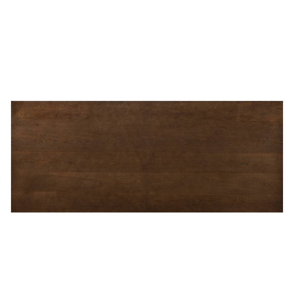 Alt View 2. Loheer - Loheer 95 Inch Walnut Dining Table, Solid Wood and MDF, Seats 8 - Walnut.