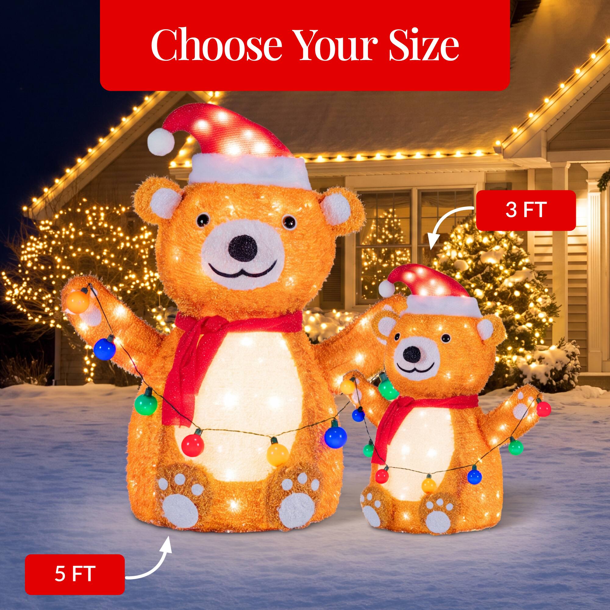 Choose Your Size  
3 FT  
5 FT