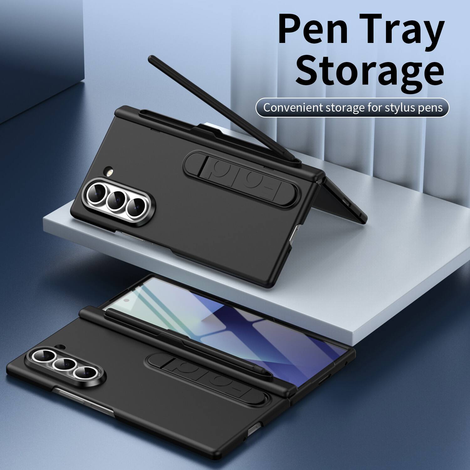 Pen Tray Storage  
Convenient storage for stylus pens
