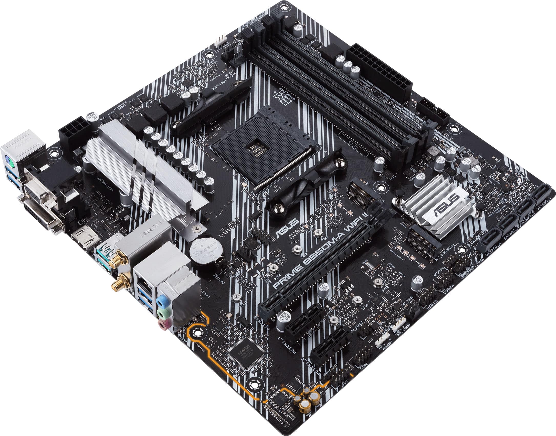 ASUS PRIME B550M A WIFI II (Socket AM4) AMD B550 Micro ATX DDR4 Wi