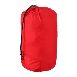 Unique Bargains - Stuff Sack, Sleeping Bag Storage Sack, Waterproof Outdoor Storage, Ultralight Portable Drawstring, 6x13In, for Camping - Red
