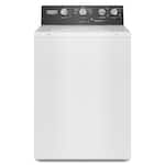 Maytag - 3.5 Cu. Ft. High Efficiency Top Load Washer Commercial Grade with Dual Action Agitator - White