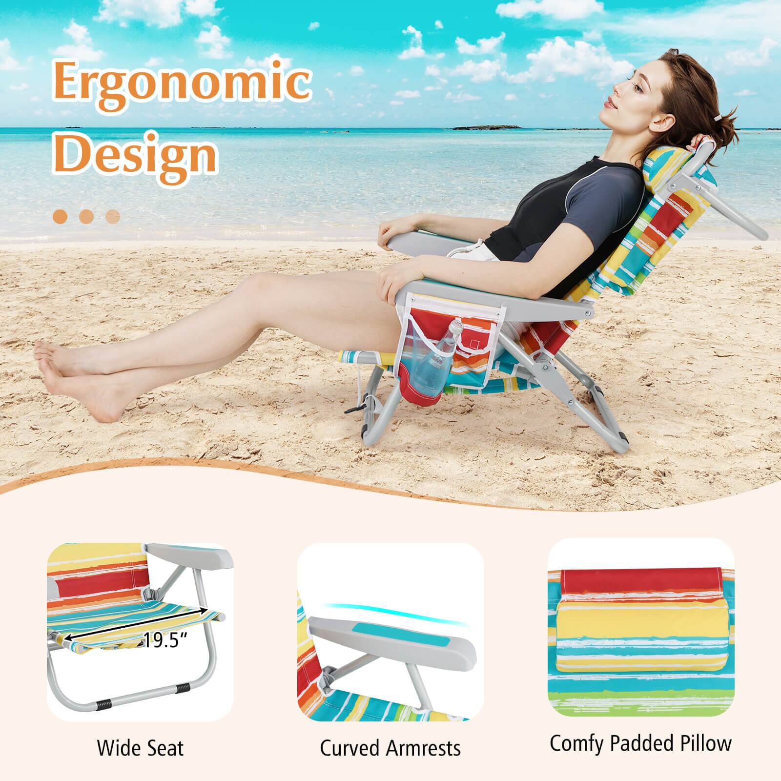 Ergonomic Design, 19.5" Wide Seat, Curved Armrests, Comfy Padded Pillow