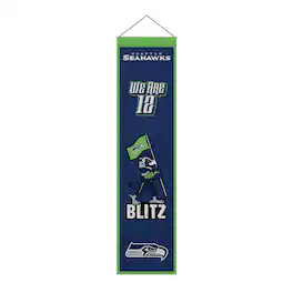 Sporticulture - Seattle Seahawks 8" x 32" Icons Banner - Multicolor