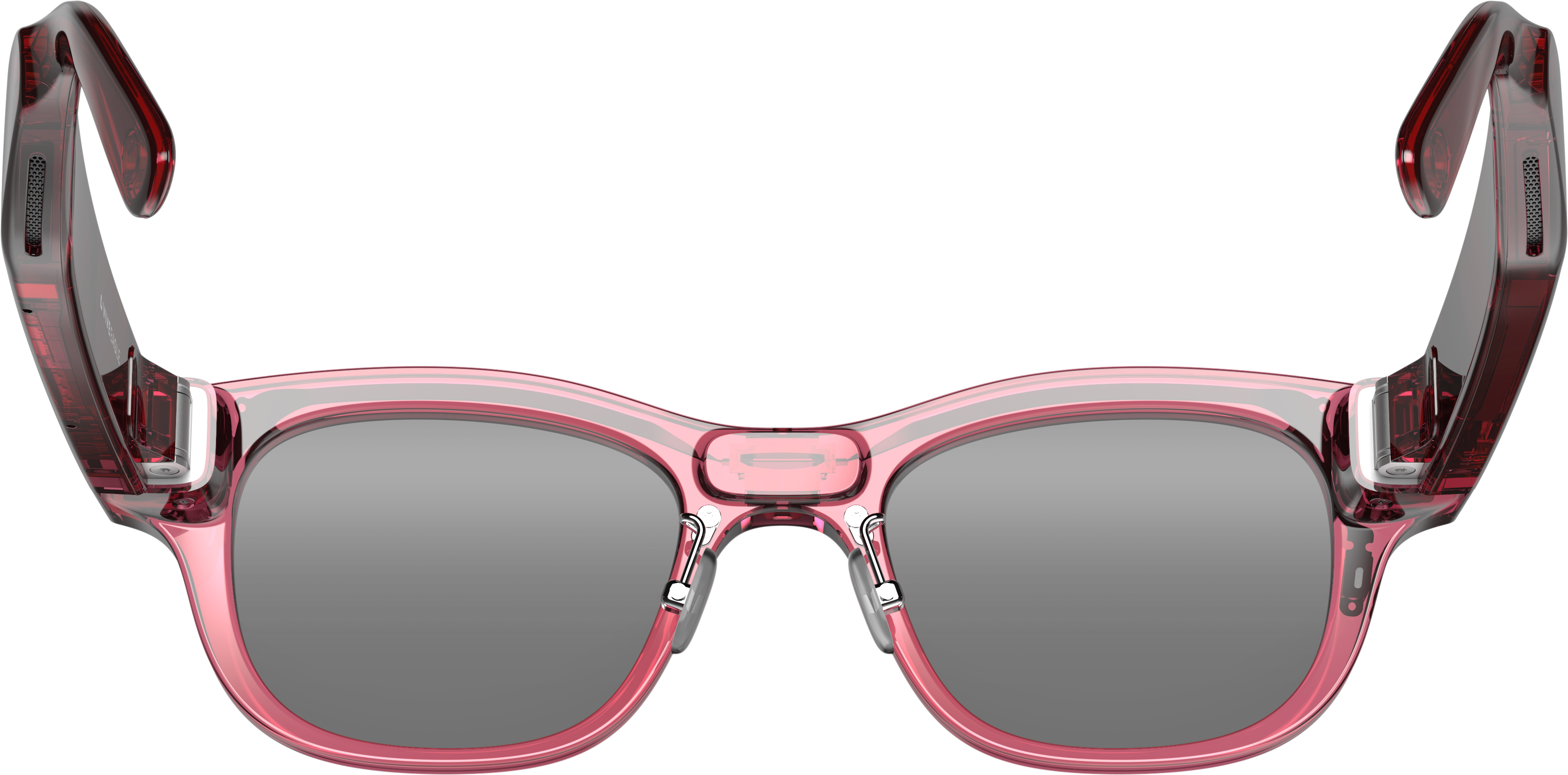 Alt View 3. HTC - VIVE Eagle™ AI Glasses – Square (Wayfarer), Sunglass Lens - Berry.