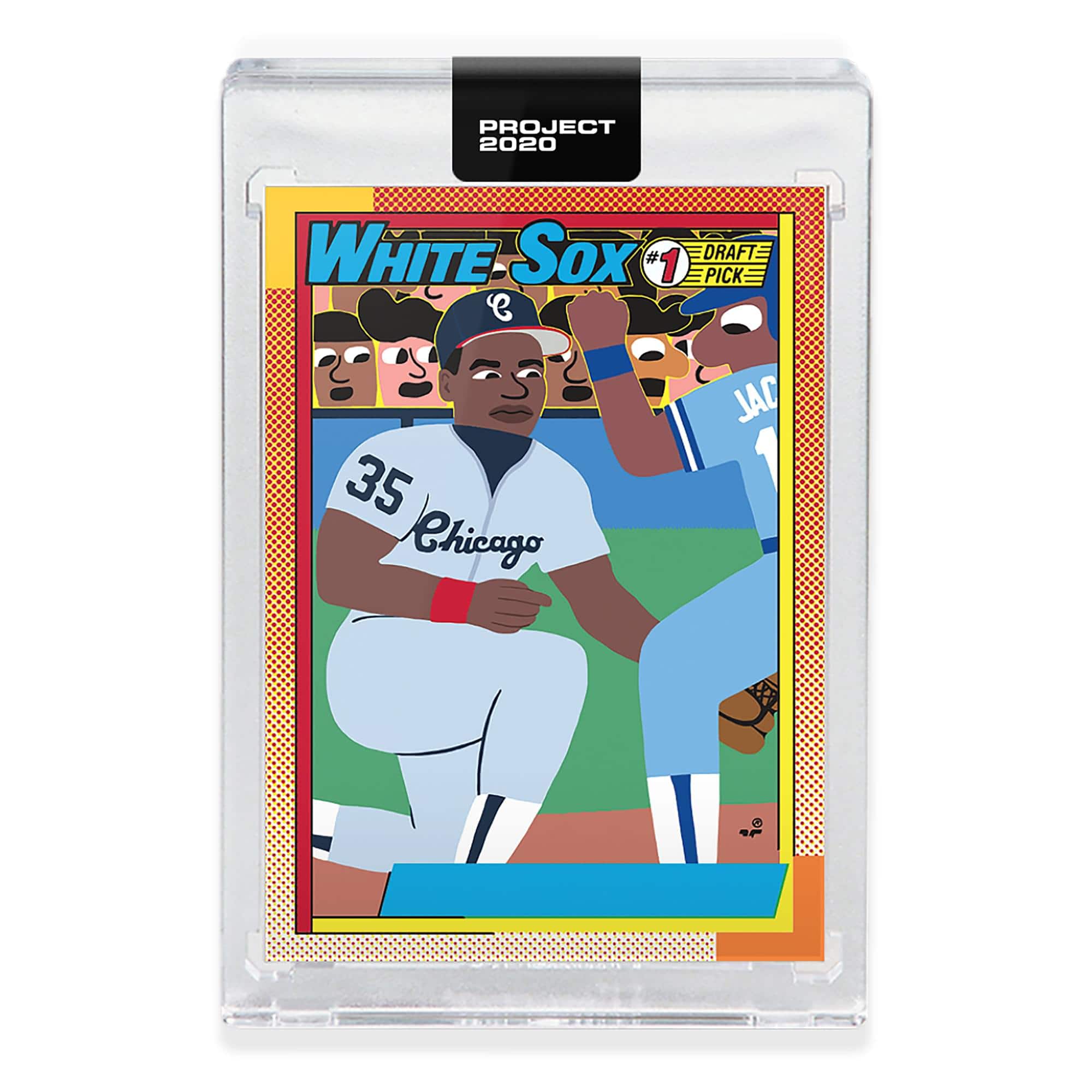 MLB Topps PROJECT 2020 Card 141 | 1990 Frank Thomas by Keith Shore - Blue