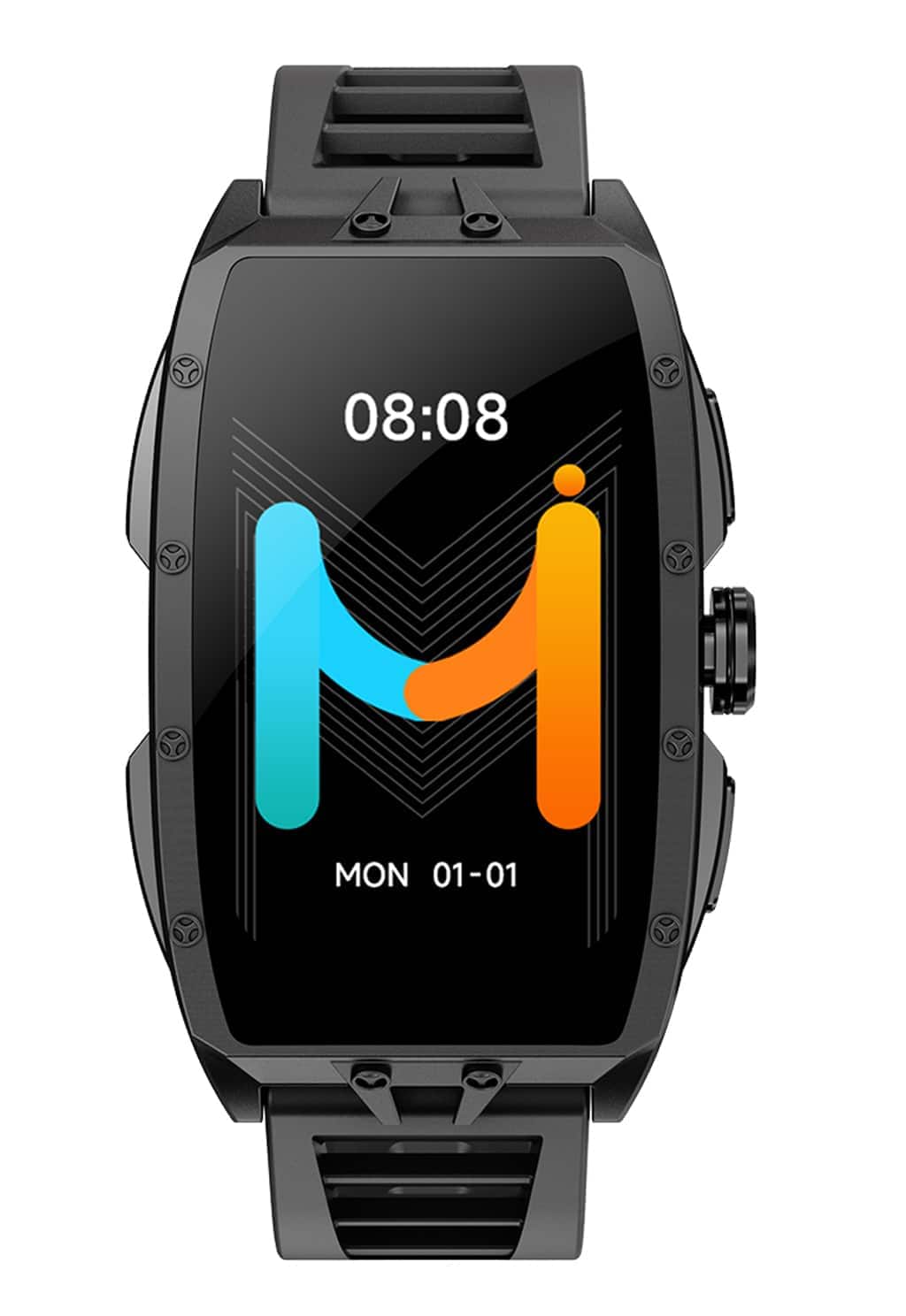 IMIKI - MB1 Smartwatch with Fitness Tracker, 1.64” AMOLED Display, 1ATM Waterproof, Sleep Monitor, Bluetooth Calls - Black - (2025)