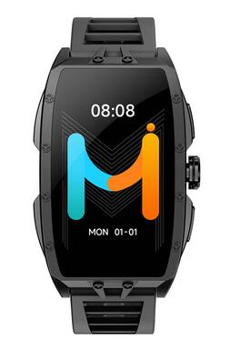 IMIKI - MB1 Smartwatch with Fitness Tracker, 1.64” AMOLED Display, 1ATM Waterproof, Sleep Monitor, Bluetooth Calls - Black - (2025)