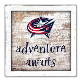 Fan Creations - Columbus Blue Jackets 14'' x 13'' Adventure Awaits Money Box - Multicolor