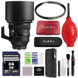 Sigma - 135mm f/1.4 DG Art Lens for Sony E with Advanced Accessory and Travel Bundle | 241965 | 135mm Lens for Sony E