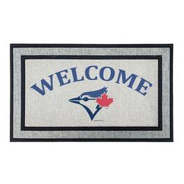 Jardine - Toronto Blue Jays 18" x 30" Welcome Doormat - Multicolor