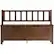 Front. Simpli Home - Artisan Rectangular Contemporary Wood Storage Bench - Russet Brown.